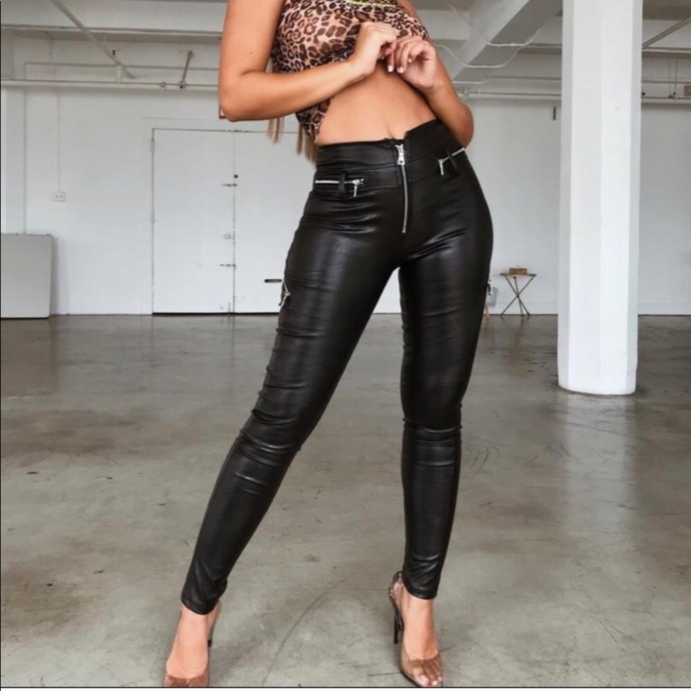NWT Tiger Mist Lennon Faux Leather Pant